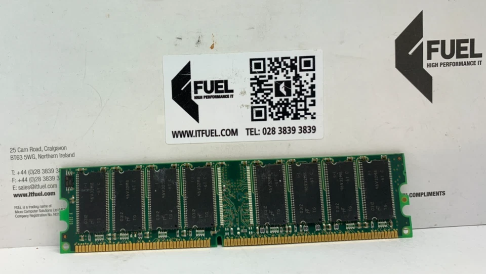 Micron  512MB  DDR ram memory module  PC-2100  -  MT16VDDT6464AG-265C4 - Image 3 of 3