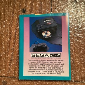 Batman Returns Sega CD 1993 CIB Complete In Box Wit Manual Poster VERY RARE