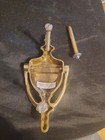 Vintage Brasscrafters Colonial Door Knocker w hardware 6 " solid brass — photo 4