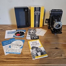 Antique Kodak Diomatic Camera No. 1 With Box And Paperwork. Untested 