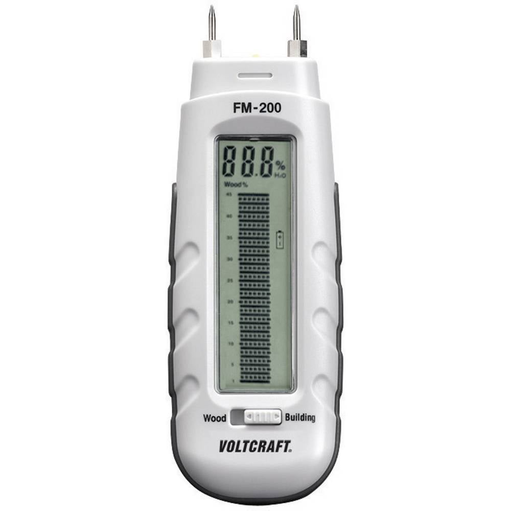 Humidimètre VOLTCRAFT FM-200 avec écran LCD rétroéclairé pour un contrôle précis