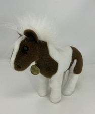 Miyoni Brown White Horse 11" Plush Stuffed Animal by Aurora