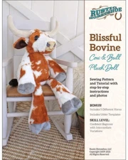 Blissful Bovine Doll Pattern by Rena Dearden / Rustic Horseshoe