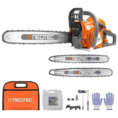 2-Stroke Gasoline Chainsaw 62CC 22'' Power Engine Wood Cutting High-Power Logging