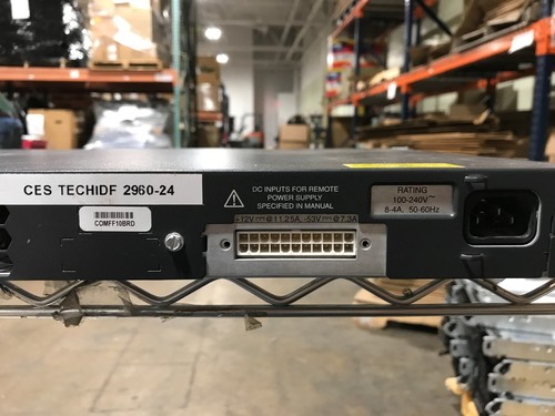 Cisco Catalyst 2960S WS-C2960S-24PD-L V04 24-Port Gigabit Ethernet Managed PoE+ - Picture 6 of 8