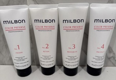 MILBON COLOR PRESERVE Professional 4-Step Treatment No. 1 -4 120g