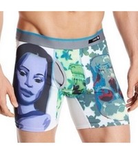 Stance Basilone 5" Fitted Boxer Brief with Fly Griselda/Skull/Orbital Men's Sz M