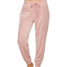 House Of Harlow 1000 Nicole Richie Velour Pink Jogger Pants SzM Lounge Cozy