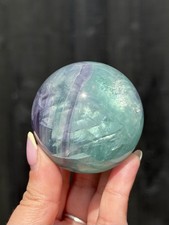 Rainbow Fluorite Sphere Crystal Polished Gemstone 55mm High Quality
