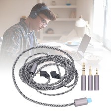 Earphone Upgrade Cable 2 Pin 0.78mm 3.5mm 2.5mm 4.4mm Plug Replacement Earbuds