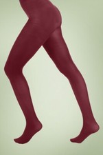 Lady Sofia Top Pantyhose 60/2 Size S 60 Denier BURGUNDY