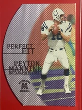 PEYTON MANNING 2000 Skybox Molten Metal PERFECT FIT Die-Cut #10 Colts
