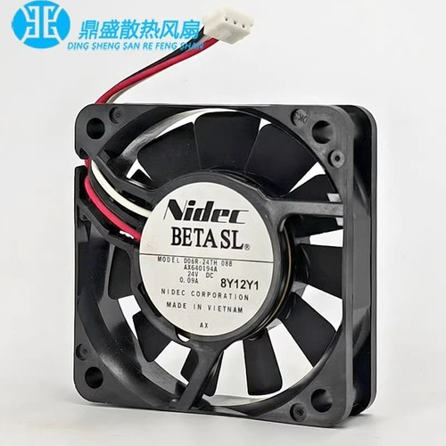 Nidec D06R-24TH 08B 6015 24V 0.09A 6CM 3-Pin Inverter Cooling Fan - Picture 3 of 5