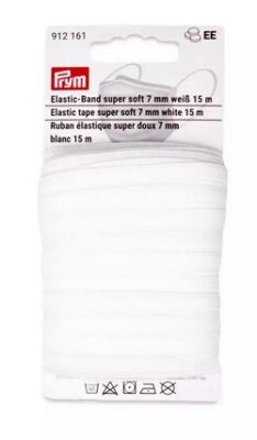 Gummilitze, Elastic-Band super soft, 7 mm, 15m, Gummiband, Gummilitze