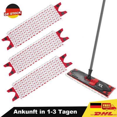 3x Wischbezug Ersatz für Vileda UltraMax XL Wischmopbezug Microfaser Microfibre!