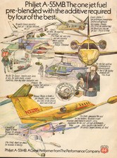 1980s vintage AD Phijet A-55MB Aviation Jet Fuel from Phillips 66 061516