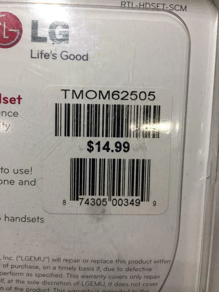 LG Mono Headset (Micro) - Image 3 of 3