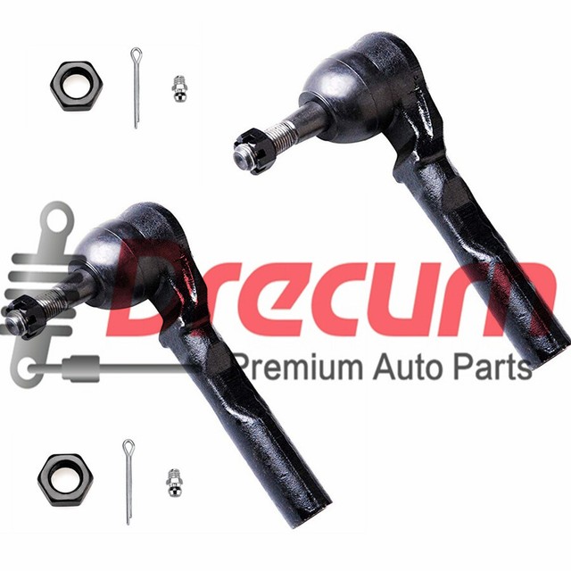 2PC Outer Tie Rod Ends For 99 2000 01 03 04 0507 Silverado GMC Sierra