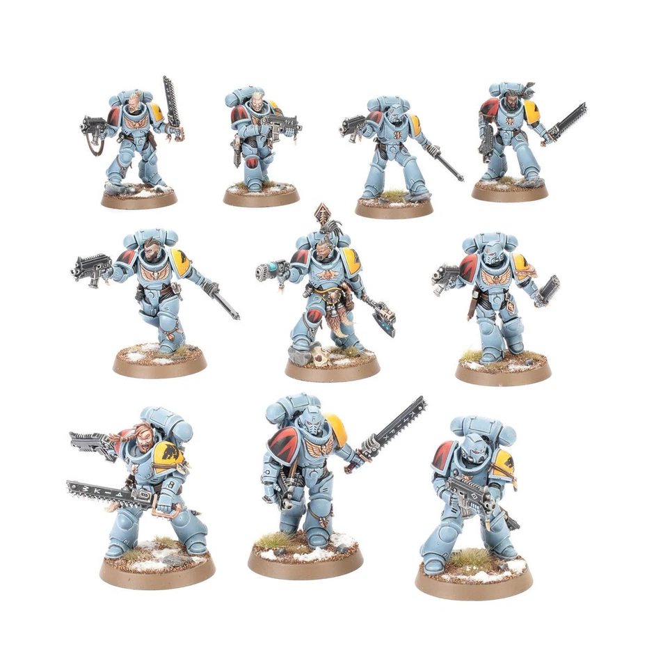 GAMES WORKSHOP [SINLGES] Space Wolves Grey Hunters - Single Miniatures - Warhammer 40K