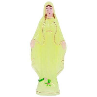 Glow in The Dark Virgin Mary Statue - Catholic Religious Decor for Home or Ca...