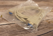 DB9- 10FT Null Modem Cable Serial RS 232 DB 9 Female to Female F/F NEW Sealed