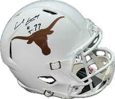 Earl Campbell Signed Texas Longhorns Full Size Speed Helmet JSA HT 77