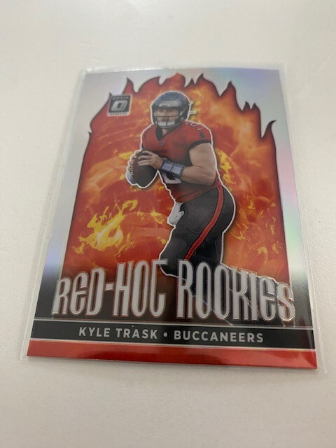 Kyle Trask 2021 Donruss Optic Red Hot Rookies Holo Prizm Rookie RC RHR-5