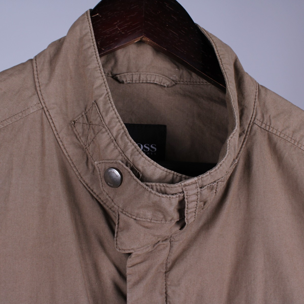 Mens HUGO BOSS Vintage Cellas-D Brown Multipocket Jacket Mens HUGO BOSS Vintage Cellas-D Brown Multipocket Jacket