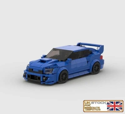 FITS SPEED CAR SUBARU IMPREZA WRX STI ASSEMBLY BUILDING BLOCKS BOY BIRTHDAY GIFT