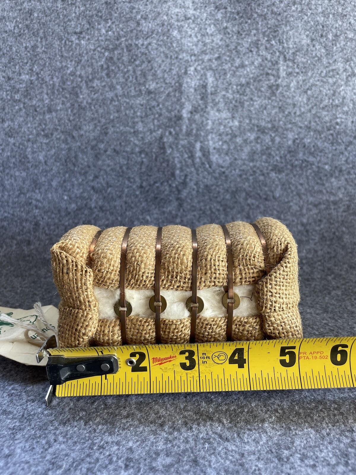 Mississippi Souvenir Cotton Bale Real Cotton Wrapped in Burlap eBay