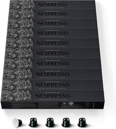 100 CAPSULE NESPRESSO ORIGINALI ISPIRAZIONE RISTRETTO ITALIANO | eBay