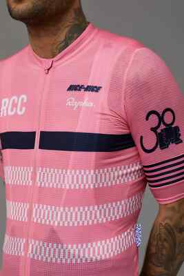 Team Jersey Rcc Rapha Italy Jersey USED PINK RAPHA RCC ETAPE PRO