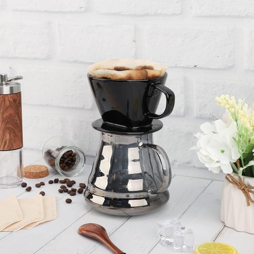 #2 Cone Style Pour Over Coffee Dripper, Portable Pour Over Coffee Filter 1-6 Cup - Picture 11 of 24