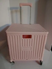 Brand New Honshine Foldable Cart With Stair Climbing Wheels Collapsible Pink