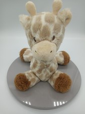 Aurora Baby 11" Tan/Cream Giraffe Plush Stuffed Animal Toy Rattle 2018 GUC