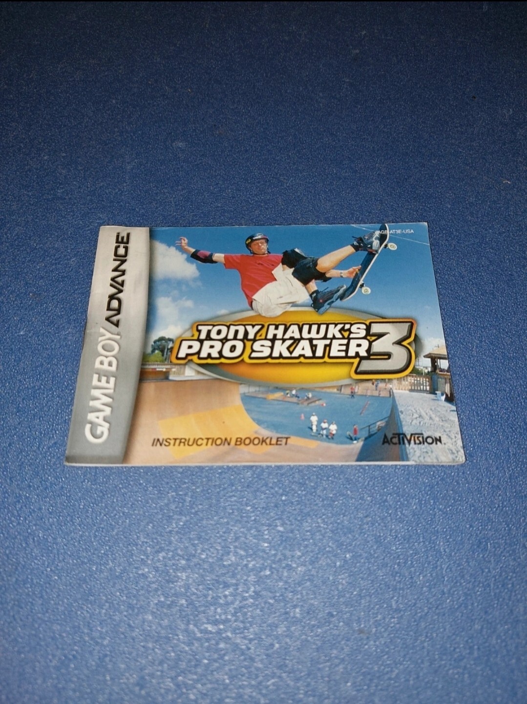 Notice manuel Nintendo game boy advance gba tony hawk's pro skater 3 usa