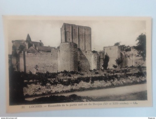 Cpa Loches.La Collégiale de St Ours