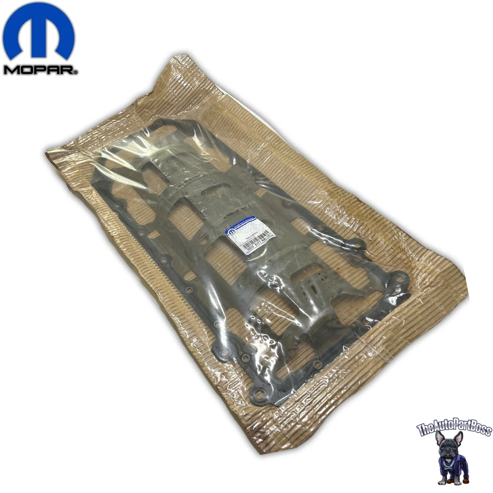 Junta da panela de óleo do motor 11-23 6.4L fabricante de equipamento original Mopar 5038377AA - Imagem 2 de 4
