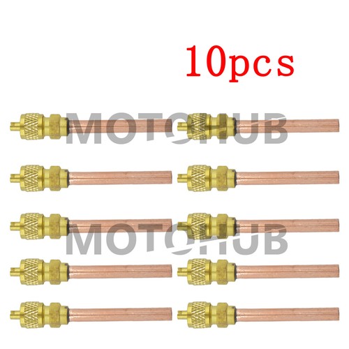 10x HVAC Service/Access Valve 1/4" SAE * 1/4" OD * 2.75" Stem Core Refrigeration - Picture 1 of 8