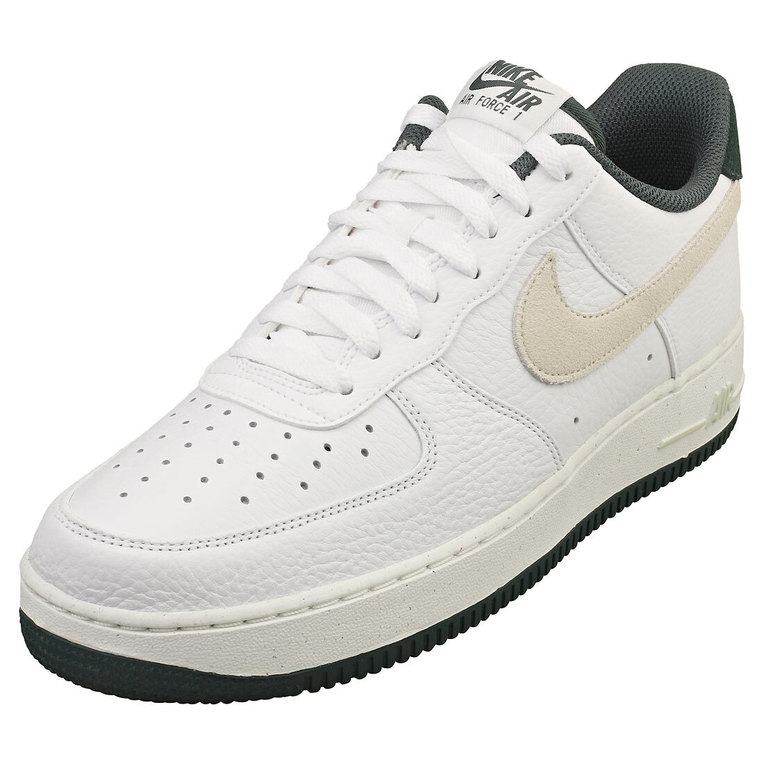 Nike Air Force 1 07 Lv8 Cob Uomo White Green Formatori  - 47 EU