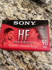 NEW Sony HF 90 Minute Blank Audio Cassette Tapes High Fidelity C-90HFL