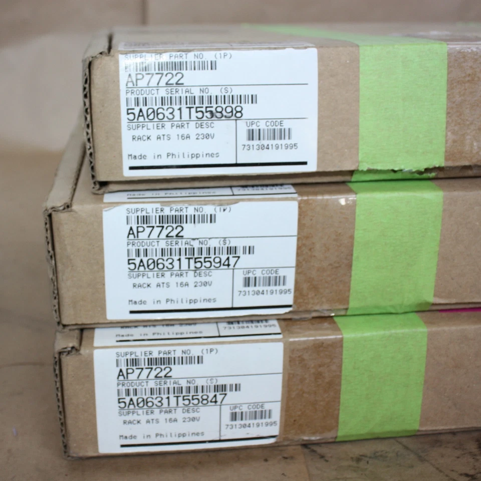 APC Rack mount Transfer Switch ATS AP7722 16A 230V - NEW IN ORIGINAL PACKAGING - Image 2 of 4