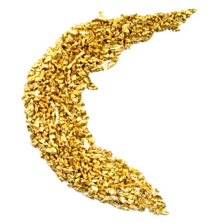 1.000 GRAMS ALASKAN YUKON BC NATURAL PURE GOLD NUGGETS #14 MESH