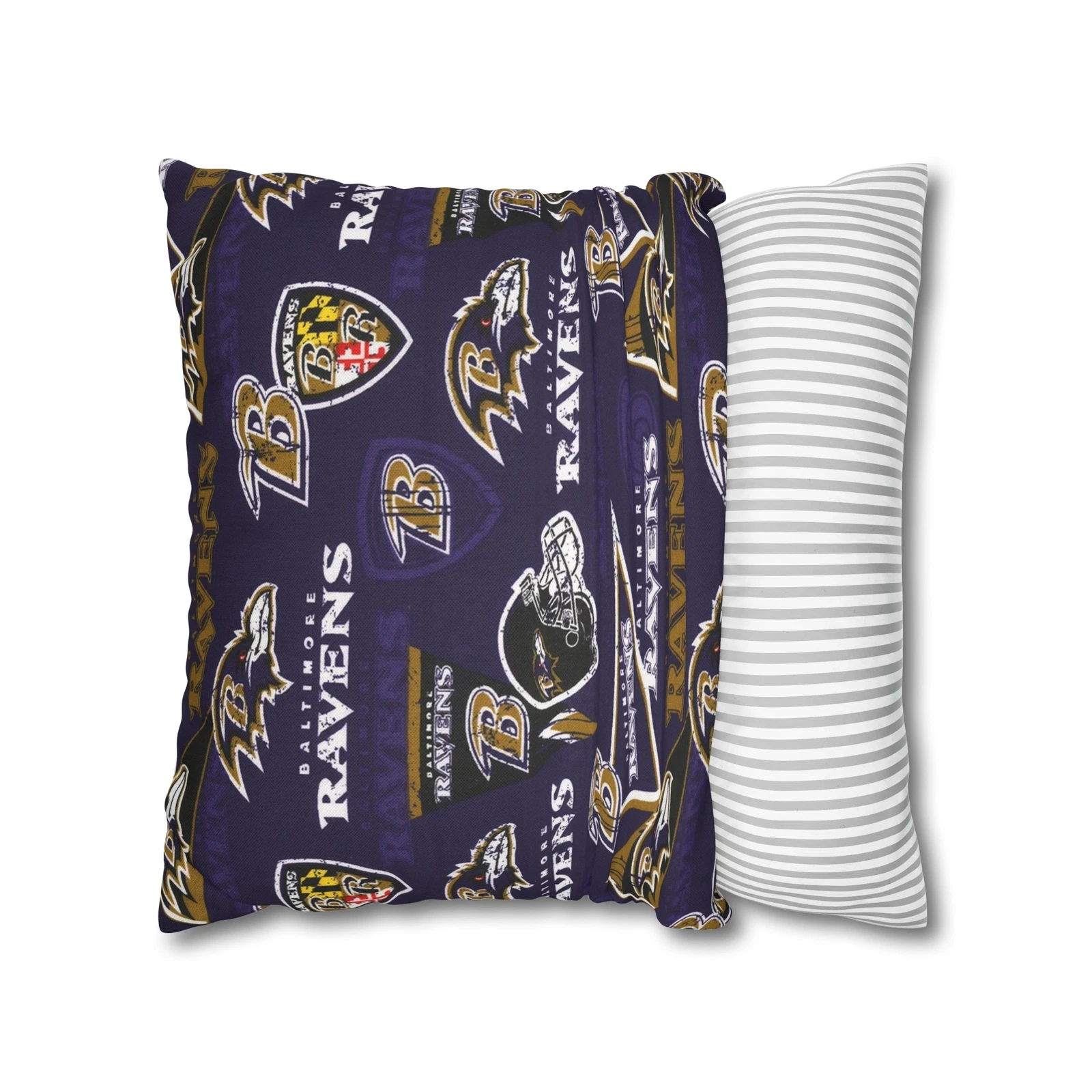 Baltimore Ravens Spun Square Pillowcase