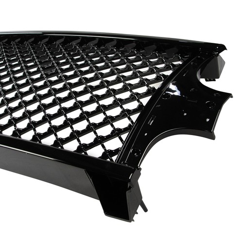 For 99-06 Chevy Suburban 1500 Tahoe Mesh Front Hood Grill Grille Gloss Black - Picture 8 of 11