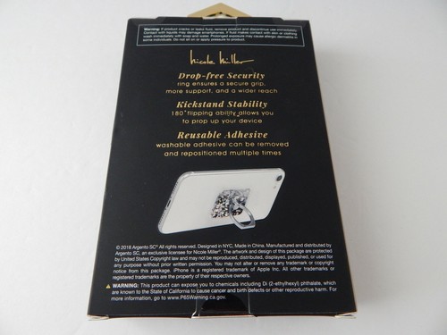 Nicole Miller Universal Kickstand & Ring Holder For Smartphones New - Picture 66 of 133