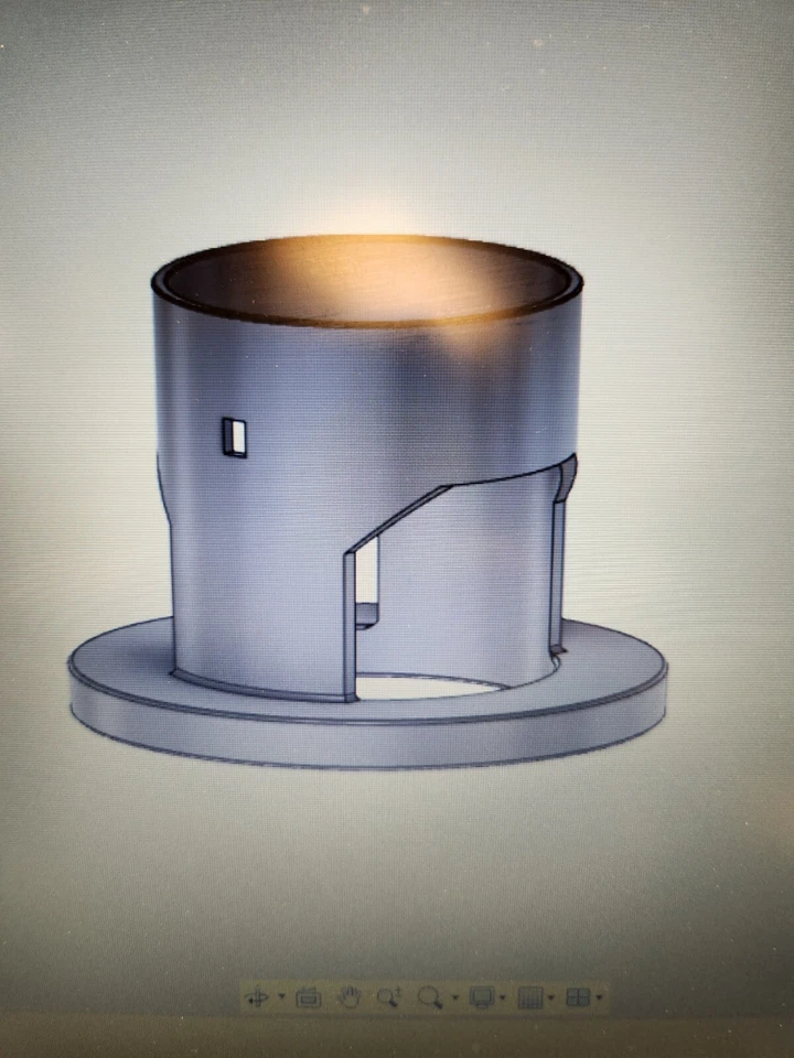 Ryobi P531 Router Guard Base Plate 2.750" OD, CUSTOM SIZES AVAILABLE - Image 3 of 3