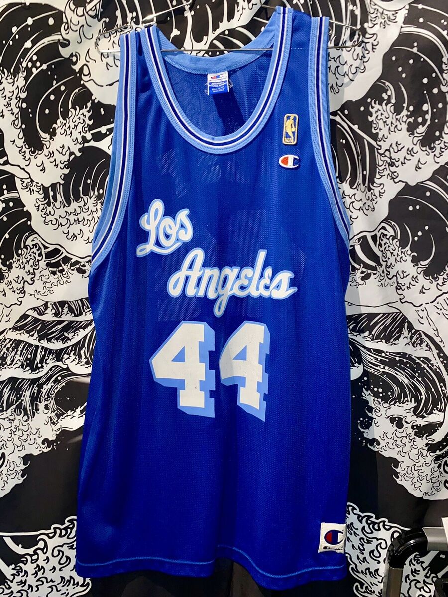 CHAMPION Jersey XL Jerry West #44 LA Lakers 50th Anniversary CHAMPION Jersey XL Jerry West #44 LA Lakers 50th Anniversary