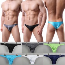 1/6 Pack Men's Low Rise Brief Bikini Trunks Beachwear Underwears Soft Underpants