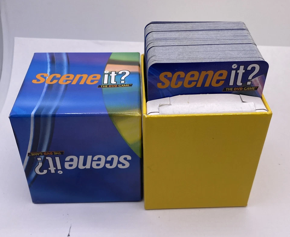 Scene It the DVD game Replacement Parts DVD and Trivia cards dice movers/2003 - Image 4 of 4